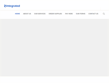 Tablet Screenshot of integratedhsc.com